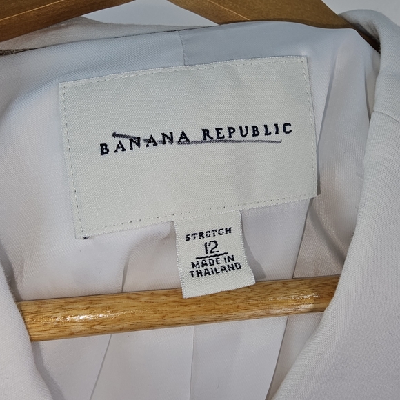White Banana Republic size 12 Blazer - Picture 3 of 3